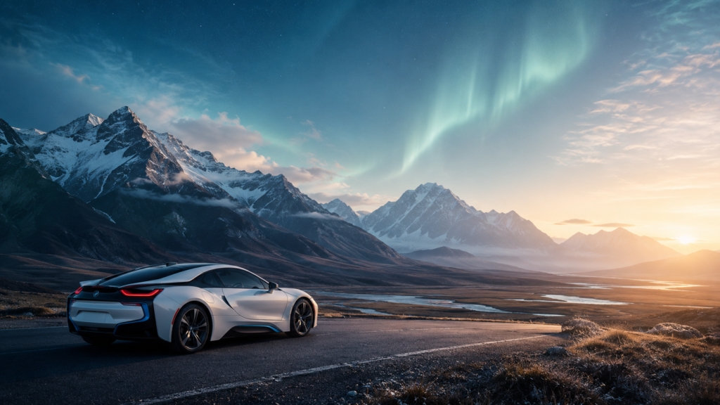 YG Lumina AI BMW i8 Hybrid Sports Car Aura